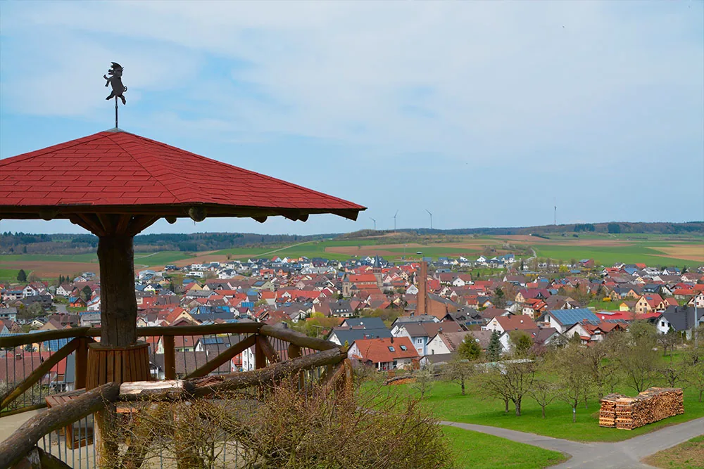 Aussicht über Assamstadt